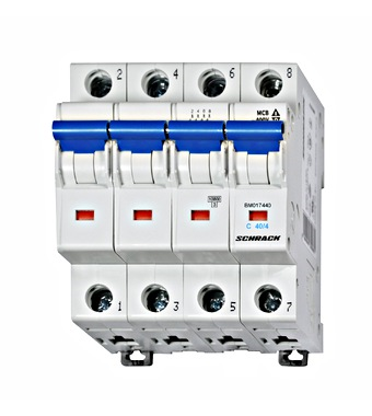 Автоматический выключатель BM017440 10 kA C 40A 4P