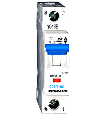 Автоматический выключатель BM015116 DC C 16А 1Р 10кА