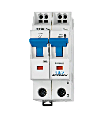 Автоматический выключатель BM027616 10 kA C 16A 1P+N