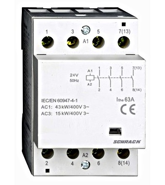 Модульный контактор BZ326459ME 40A Модульный контактор BZ326459ME 40A